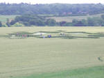 St Martin's Chapel, Wiltshire crop circle, aerial photo 93