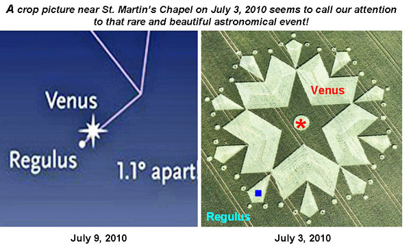 St Martin's Chapel, Wiltshire crop circle, aerial photo 33