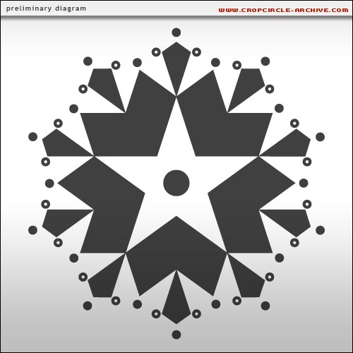 St Martin's Chapel, Wiltshire crop circle, aerial photo 48