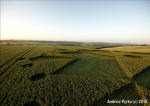 St Martin's Chapel, Wiltshire crop circle, aerial photo 68