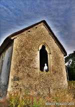 St Martin's Chapel, Wiltshire crop circle, aerial photo 79