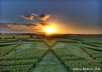 St Martin's Chapel, Wiltshire crop circle, aerial photo 60