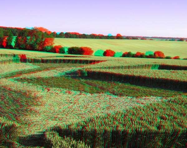 St Martin's Chapel, Wiltshire crop circle, aerial photo 86