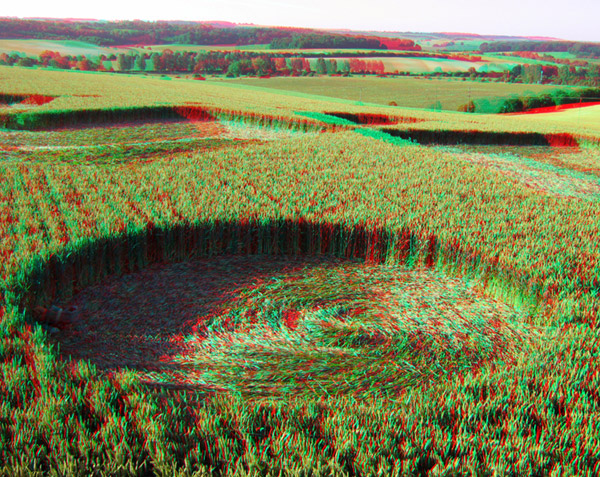 St Martin's Chapel, Wiltshire crop circle, aerial photo 83
