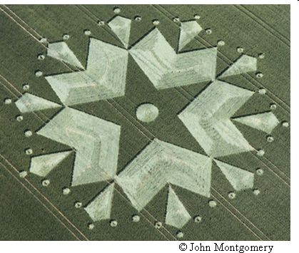 St Martin's Chapel, Wiltshire crop circle, aerial photo 17