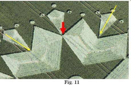 St Martin's Chapel, Wiltshire crop circle, aerial photo 23
