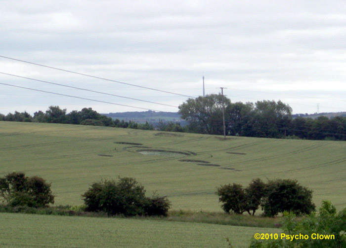 Clifton, Yorkshire crop circle, aerial photo 6