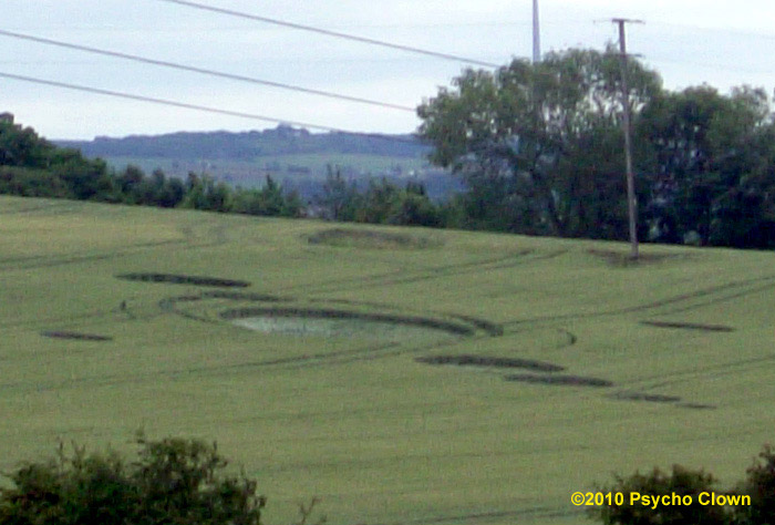 Clifton, Yorkshire crop circle, aerial photo 5
