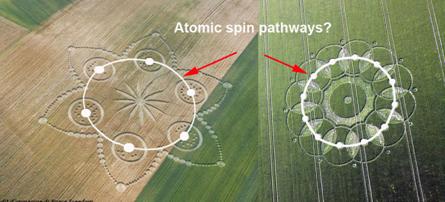 Codford St Peter, Wiltshire crop circle, aerial photo 9