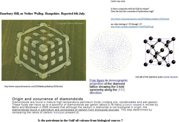 Danebury Hill, Hampshire crop circle, aerial photo 35