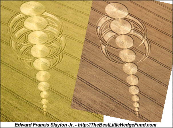 East Field, Wiltshire crop circle, aerial photo 62