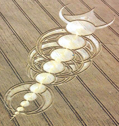 East Field, Wiltshire crop circle, aerial photo 49