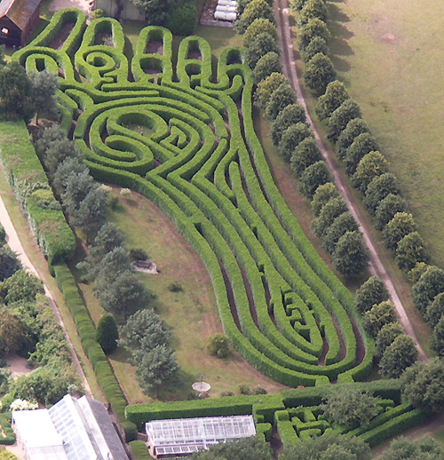 Fosbury, Wiltshire crop circle, aerial photo 12