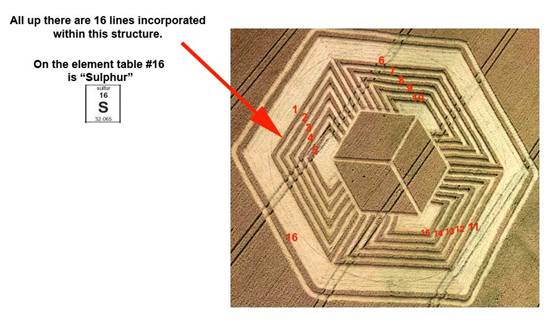 Fosbury, Wiltshire crop circle, aerial photo 20