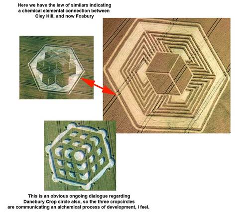 Fosbury, Wiltshire crop circle, aerial photo 26