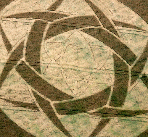 Guys Cliffe, Warwickshire crop circle, aerial photo 9