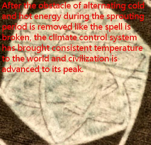 Guys Cliffe, Warwickshire crop circle, aerial photo 12