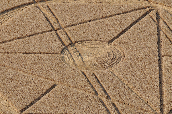 Horton, Wiltshire crop circle, aerial photo 4