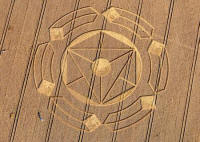 Horton, Wiltshire crop circle, aerial photo 12
