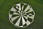 Liddington Castle, Wiltshire crop circle, aerial photo 67