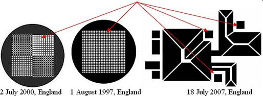 Liddington Castle, Wiltshire crop circle, aerial photo 45