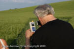 Liddington Castle, Wiltshire crop circle, aerial photo 123