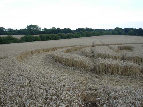 Kennett, Wiltshire crop circle, aerial photo 22