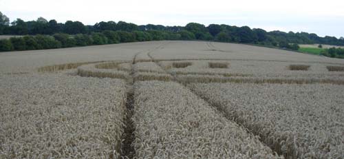 Kennett, Wiltshire crop circle, aerial photo 15