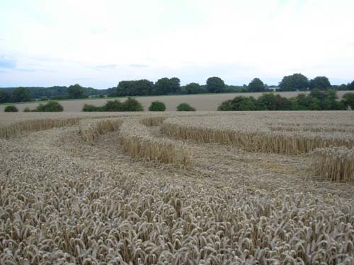 Kennett, Wiltshire crop circle, aerial photo 19