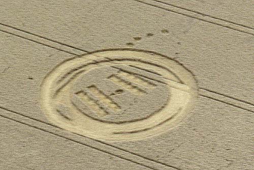 Kennett, Wiltshire crop circle, aerial photo 4