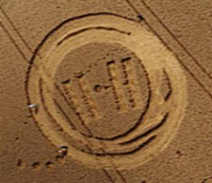 Kennett, Wiltshire crop circle, aerial photo 6