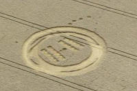 Kennett, Wiltshire crop circle, aerial photo 5