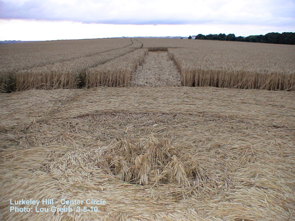 Lurkeley Hill, Wiltshire crop circle, aerial photo 35