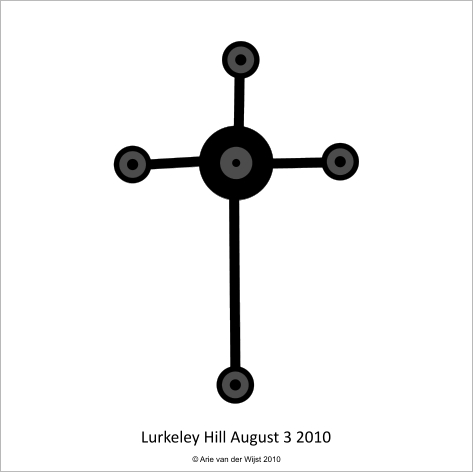 Lurkeley Hill, Wiltshire crop circle, aerial photo 27