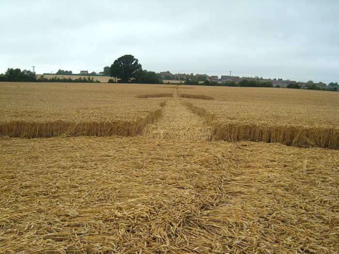 Mudford, Somerset crop circle, aerial photo 8