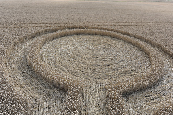Northdowns, Wiltshire crop circle, aerial photo 47