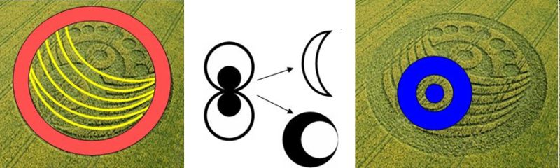 Old Sarum, Wiltshire crop circle, aerial photo 21