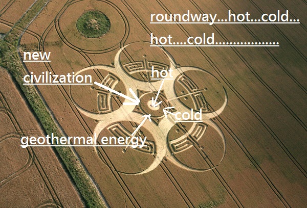 Roundway Hill, Wiltshire crop circle, aerial photo 16