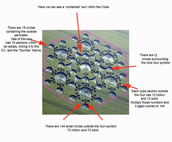 Savernake Forest, Wiltshire crop circle, aerial photo 19