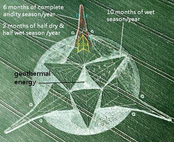 Savernake Forest, Wiltshire crop circle, aerial photo 10