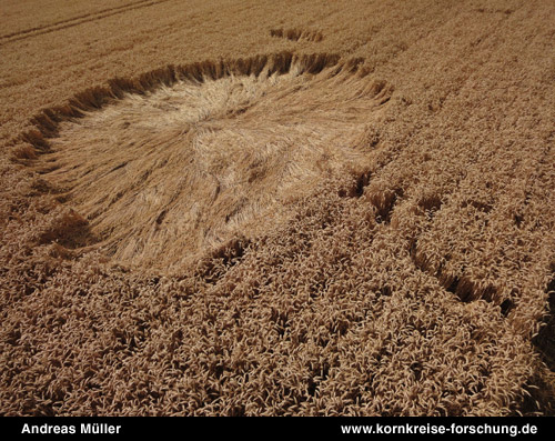Silbury, Wiltshire crop circle, aerial photo 5