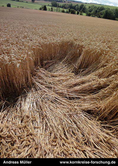 Silbury, Wiltshire crop circle, aerial photo 7