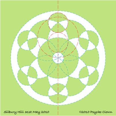 Silbury Hill, Wiltshire crop circle, aerial photo 24
