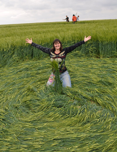 Silbury Hill, Wiltshire crop circle, aerial photo 33