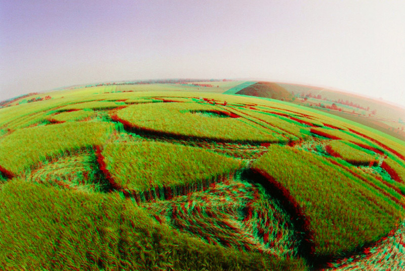 Silbury Hill, Wiltshire crop circle, aerial photo 44