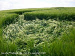 Silbury Hill, Wiltshire crop circle, aerial photo 89