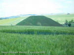 Silbury Hill, Wiltshire crop circle, aerial photo 81