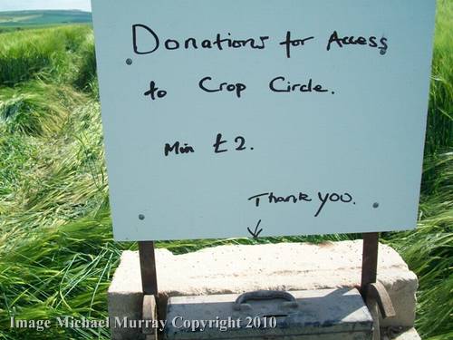 Silbury Hill, Wiltshire crop circle, aerial photo 79