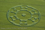 Silbury Hill, Wiltshire crop circle, aerial photo 59