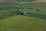 Silbury Hill, Wiltshire crop circle, aerial photo 62